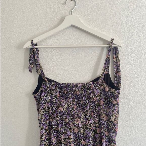 ASTR Floral Purple Dress Size Large - Picture 8 of 9